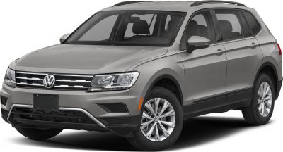 Front-side view of Volkswagen SUV with alloy wheels and modern design