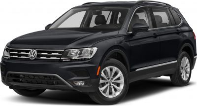 Front and side view of an SUV with distinctive grille and headlights