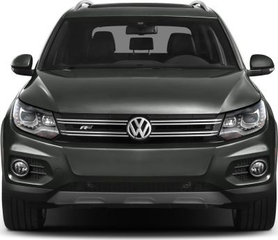 Front view with grille, headlights, and fog lights