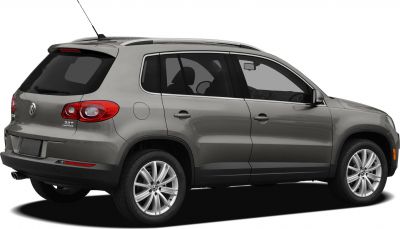 Rear side view of SUV with alloy wheels and roof rails