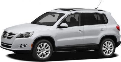 Side profile of a compact SUV with alloy wheels and black trim