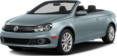 Front angled view of convertible with prominent headlights and grille