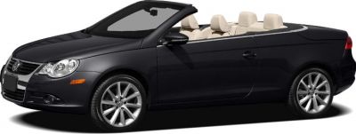Sleek convertible with hardtop roof and two-door design