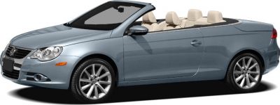 Two-door convertible with retractable hardtop and alloy wheels