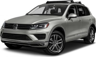 Silver SUV front angle with grille and alloy wheels