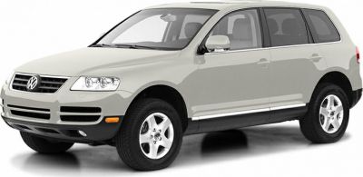 Front and side exterior view of mid-size SUV with alloy wheels