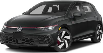 Front view with distinctive headlights and sporty grille