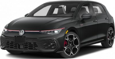 Front view with LED headlights and distinctive sporty wheels