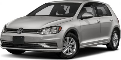 Front view of silver 5-door hatchback with distinctive headlights and alloy wheels