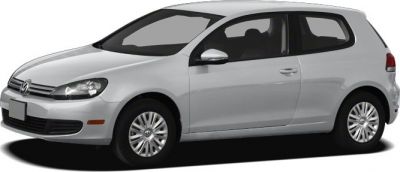 Silver hatchback 5-door Volkswagen side profile