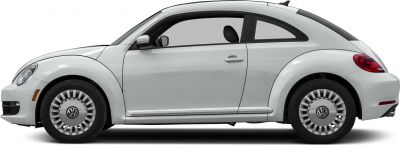 Side profile with rounded shape and distinctive retro-style wheels