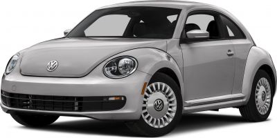 Front-angle view with round headlights and unique wheel covers