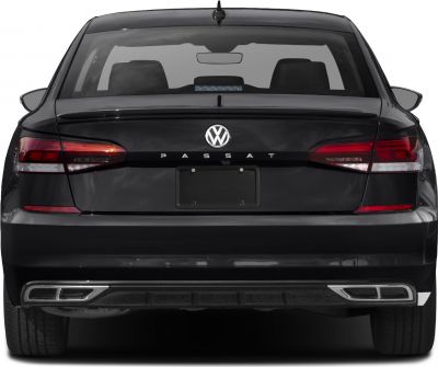 Modern facelift rear with LED taillights and integrated dual exhaust outlets