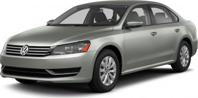 Front and side view of a silver midsize sedan with chrome grille, detailed headlights, and alloy wheels