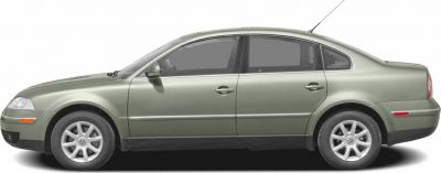 Side profile of a four-door sedan with classic mid-size design