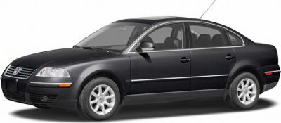 Side view of a mid-size four-door sedan with classic body lines and alloy wheels.