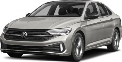 Front view with sleek grille and LED headlights