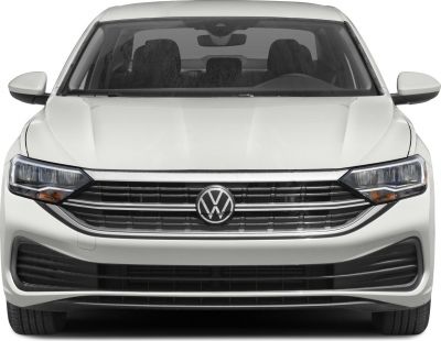 Front view featuring grille and LED headlights