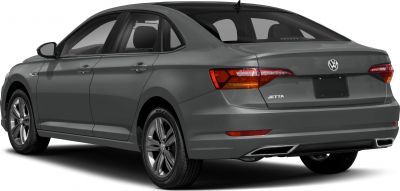 Sporty rear side view with alloy wheels and modern taillights