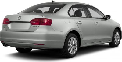 Rear view of a sedan with distinctive tail lights and 2.5 SE badging