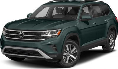 SUV front view with chrome grille and alloy wheels