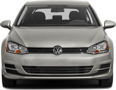 Front view showing headlights, grille, and side mirrors