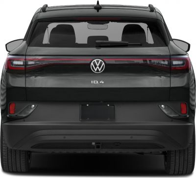 Rear view with LED tail light strip and rear window wiper