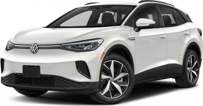 Front-side view with LED headlights and alloy wheels