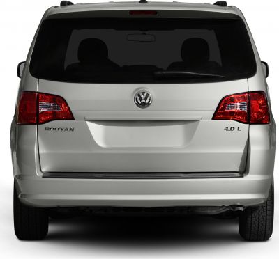 Rear view showing taillights, rear window, and 4.0 L badge