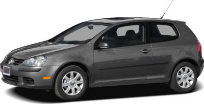 Side profile of a 3-door hatchback with alloy wheels