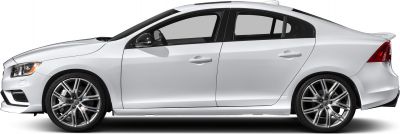 Sedan side profile with sleek body and prominent alloy wheels