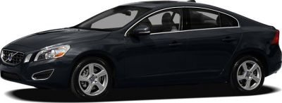 Side profile of sedan with alloy wheels