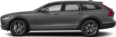 Side view of a sleek wagon with alloy wheels and tinted windows