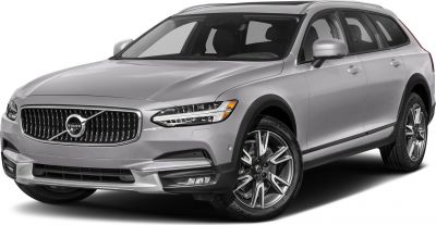 Front LED headlights and alloy wheels of a rugged wagon
