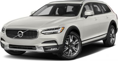 Front and side view of lifted wagon with alloy wheels and LED headlights