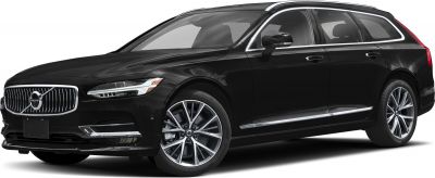 Premium black station wagon with LED headlights and alloy wheels