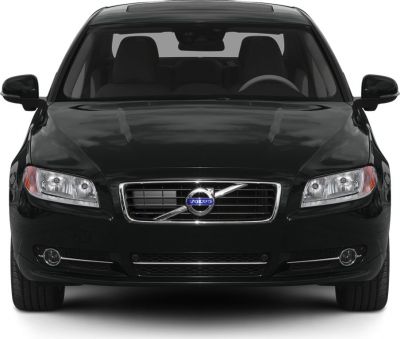Front view of sedan showing grille, headlights, and fog lights.