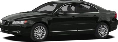 Side view of a luxury sedan with alloy wheels and sleek design