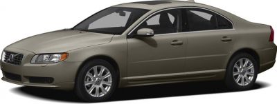 Side profile of a four-door luxury sedan with alloy wheels.