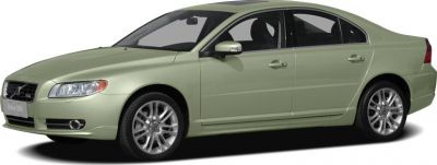 Luxury sedan with distinctive front headlamps and alloy wheels