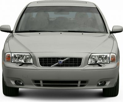 Front view with distinct headlights and grille