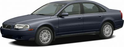 Side profile of extended stretch limousine with classic sedan design