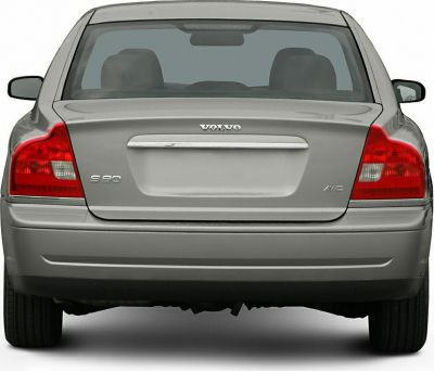 Rear view showing tail lights, badges, and rear styling lines.