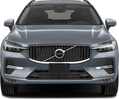 Front view with grille, headlights, and aerodynamic bumper
