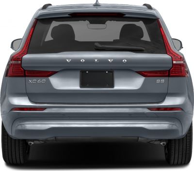 Rear view with distinctive tail lights and rear design