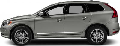 Side profile of an SUV with alloy wheels and smooth body lines