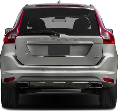 Rear view showing taillights, dual exhaust, AWD badge, and rear windshield wiper