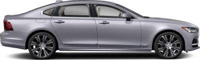 Side profile with smooth design and modern alloy wheels