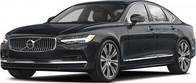 Front-side view with LED headlights and alloy wheels