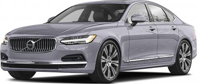 Luxury sedan front grille and alloy wheels